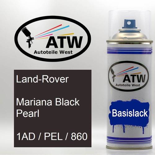 Land-Rover, Mariana Black Pearl, 1AD / PEL / 860: 400ml Sprühdose, von ATW Autoteile West.